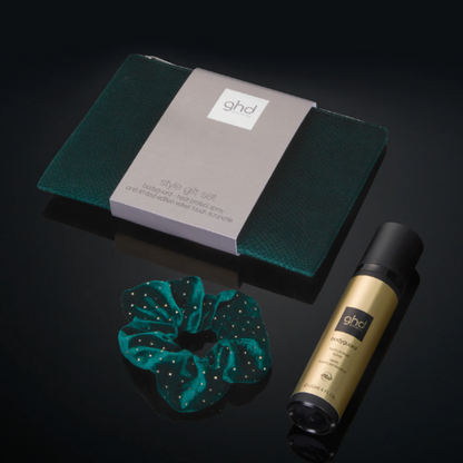 GHD Style Gift Set with Bodyguard Heat Protect Spray & Velvet Touch Scrunchie
