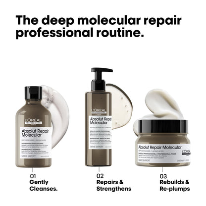 LOREAL PROFESSIONAL Absolut Repair Molecular Rinse-off Hair Mask for Damaged Hair
