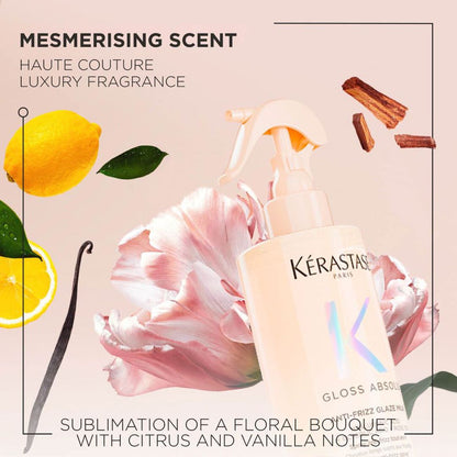 KERASTASE GLOSS ABSOLU ANTI-FRIZZ GLAZE MILK ALL-IN-1 SPRAY 190ml