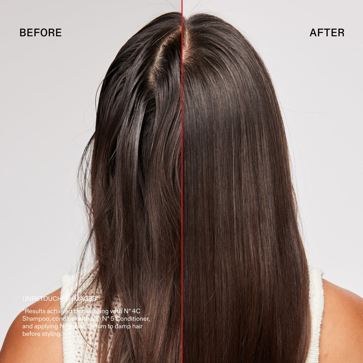 OLAPLEX No.4C Clarifying Shampoo before and after results