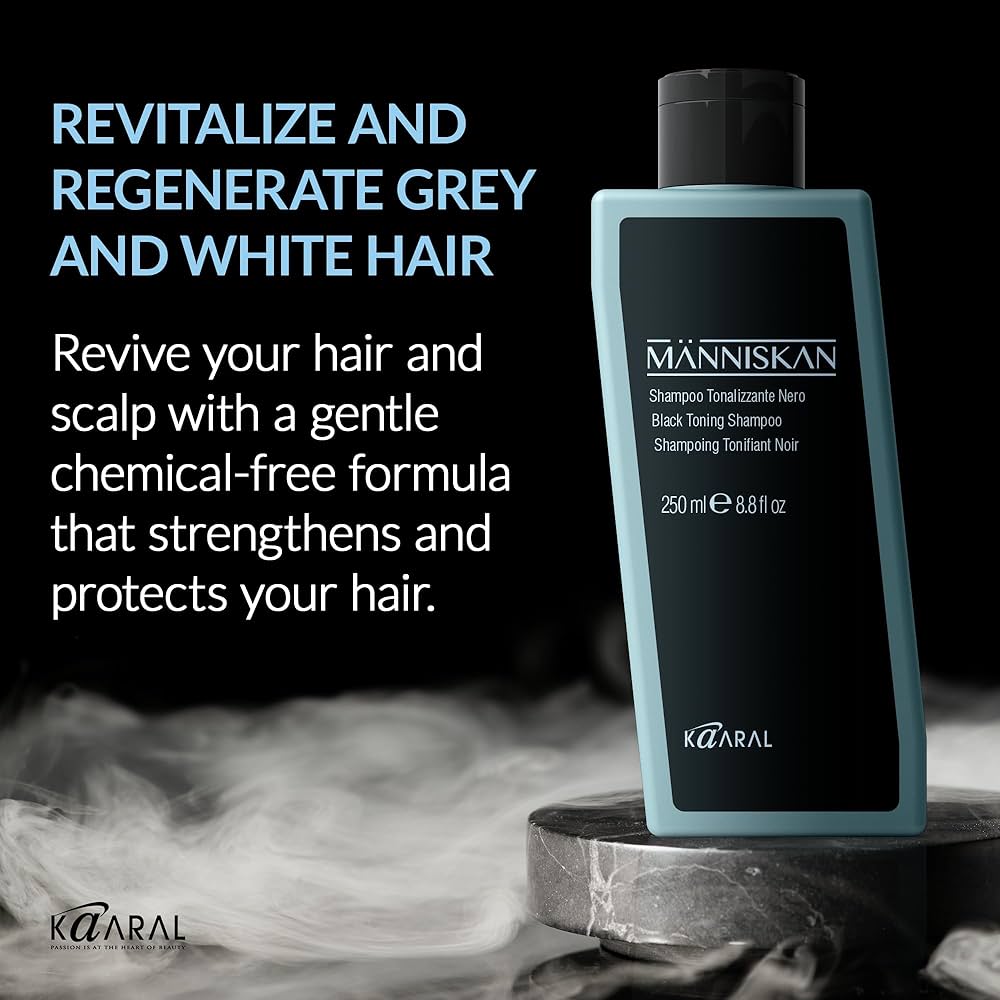 KARRAL MANNISKAN BLACK TONING SHAMPOO 250ML
