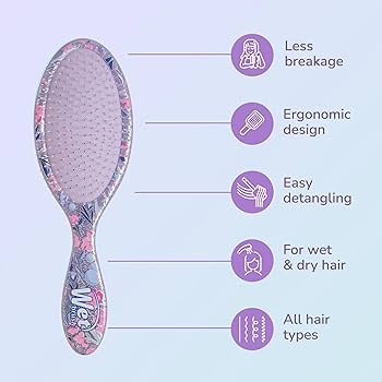 Wet Brush Original Detangler – Wicked Glow with Glinda