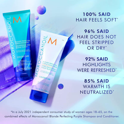 Moroccanoil Blonde Perfecting 500ml Duo