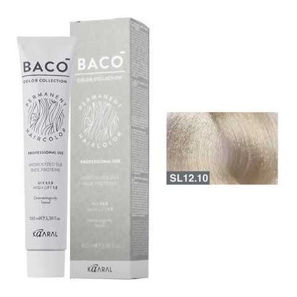 Kaaral Bacò SL12.10 High Lift Blonde Ash Natural 100ml + 9% (30vol) Developer