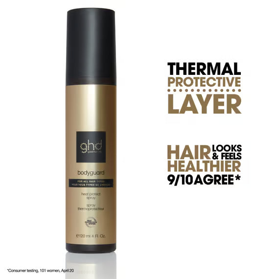GHD Style Gift Set with Bodyguard Heat Protect Spray & Velvet Touch Scrunchie