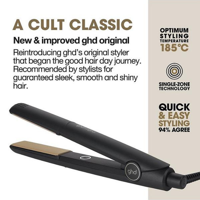 GHD Style Gift Set with Bodyguard Heat Protect Spray & Velvet Touch Scrunchie