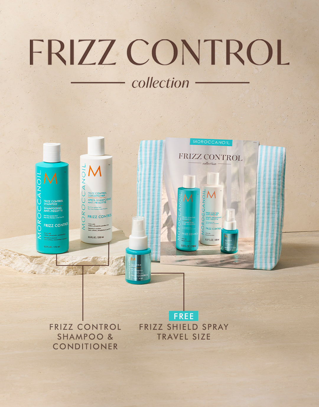 MOROCCANOIL Frizz Control Smoothing Set