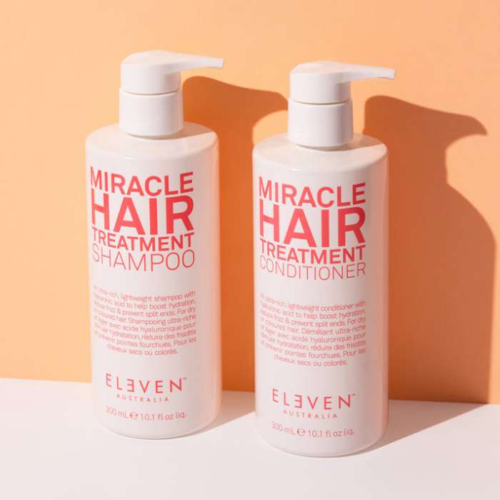 ELEVEN AUSTRALIA MIRACLE HAIR TREATMENT SHAMPOO AND CONDITIONER