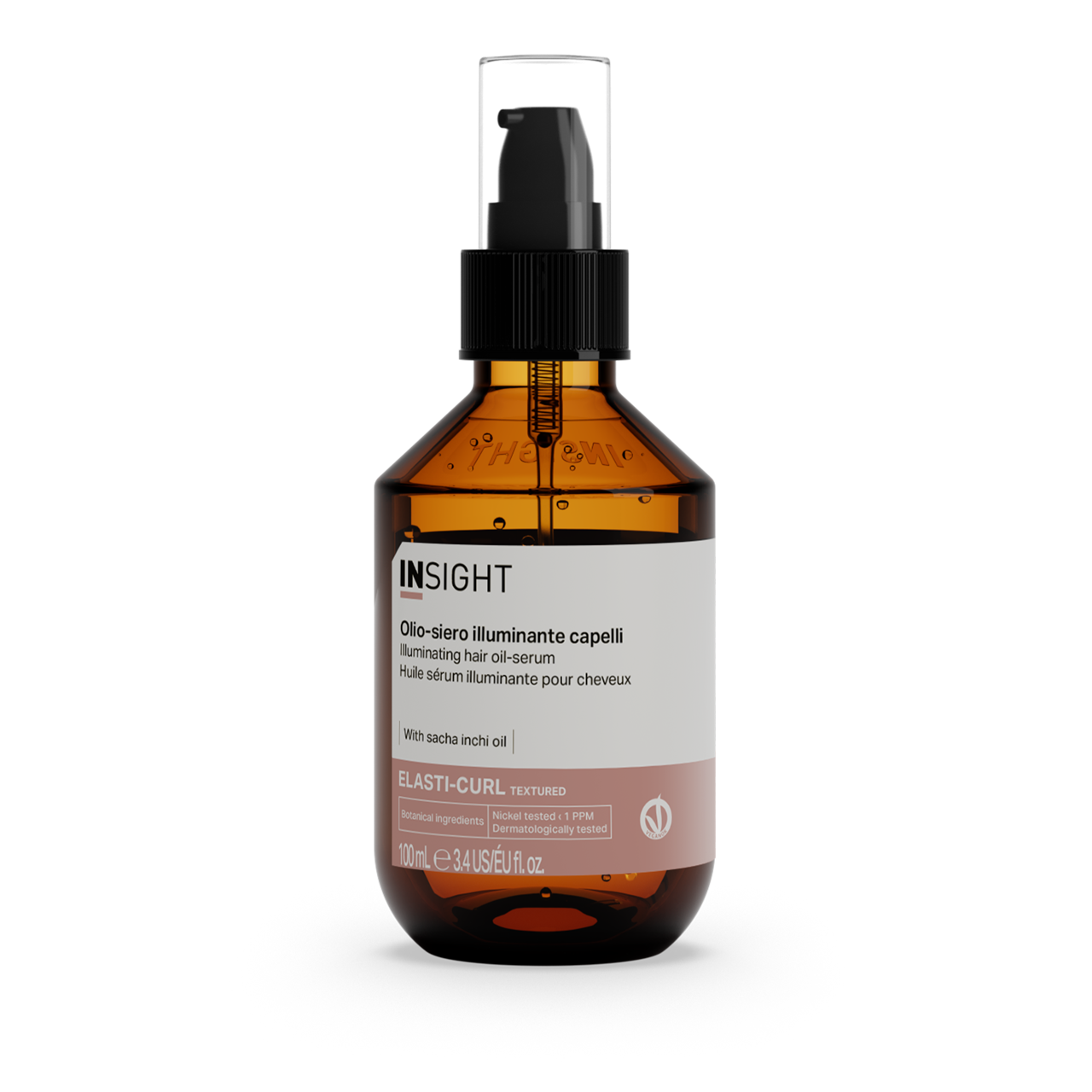 INSIGHT ELASTI-CURL Illuminating Hair Oil-Serum 100ML