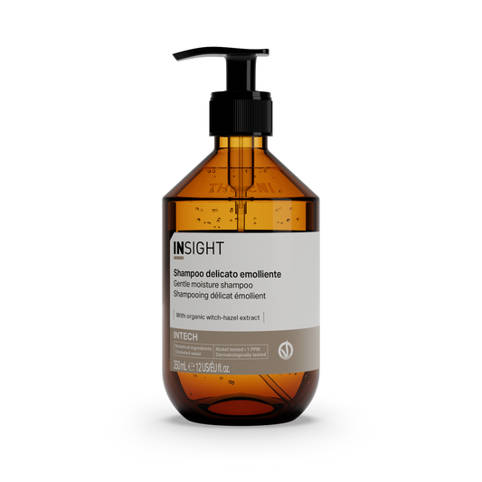 INSIGHT INTECH Gentle Moisture Smoothing Sulphate-Free Shampoo 350ml glass bottle