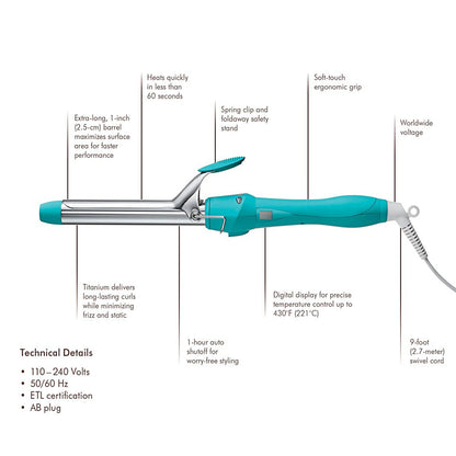 Moroccanoil Everlasting Curl Titanium Curling Iron