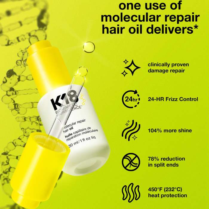 K18 Molecular Repair Hair Oil benefits