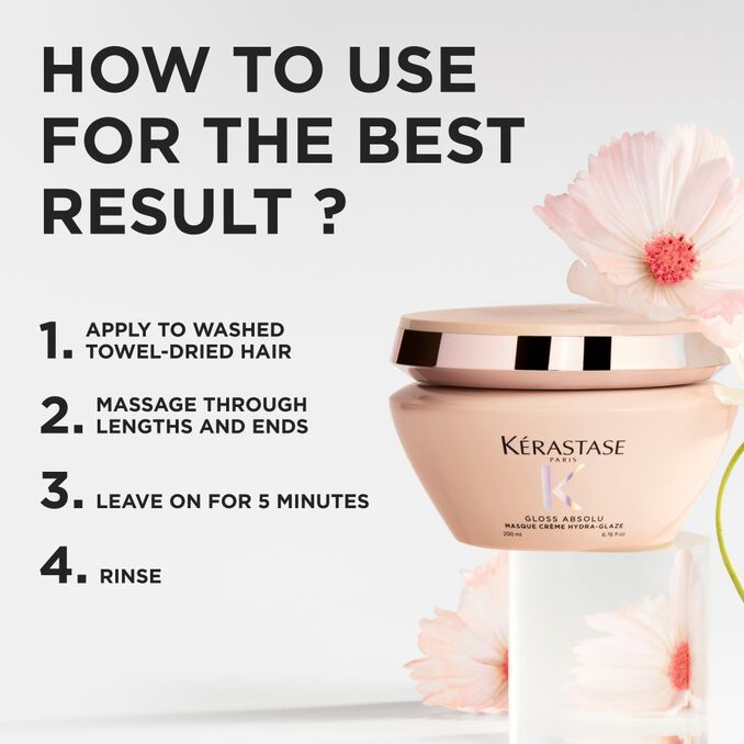 KERASTASE Hydra-smoothing creamy mask for thick, frizzy hair 200ML