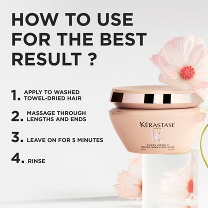 KERASTASE Hydra-smoothing creamy mask for thick, frizzy hair 200ML