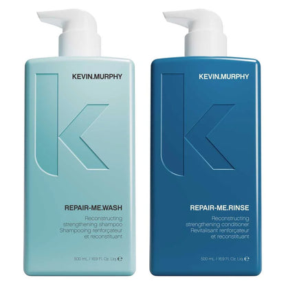 KEVIN.MURPHY REPAIR-ME.WASH and REPAIR-ME.RINSE 500ml pump bottles duo
