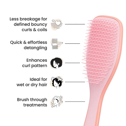 TANGEL TEEZER The Ultimate Detangler Naturally Curly MangoPink