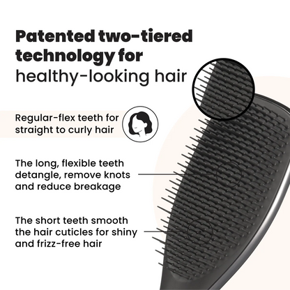 TANGLETEEZER The Ultimate Detangler Chrome