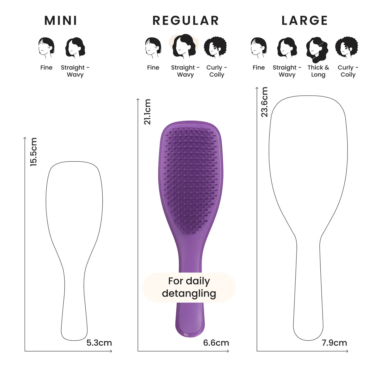 TANGLE TEEZER The Ultimate Detangler Fresh Purple