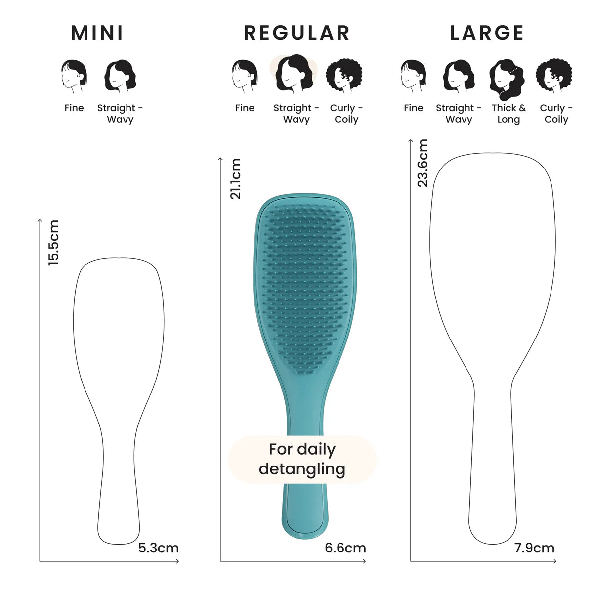TANGLE TEEZER The Ultimate Detangler Teal