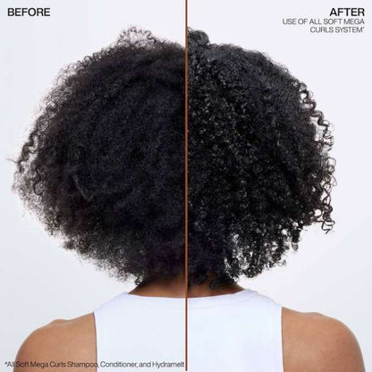 REDKEN All Soft All Soft Mega Curls Shampoo before/after