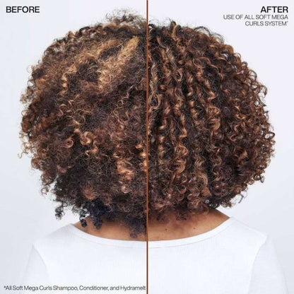 REDKEN All Soft All Soft Mega Curls Shampoo before/after