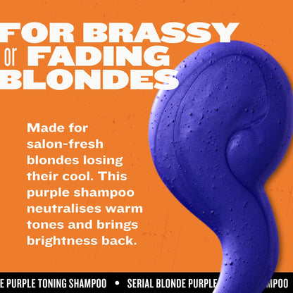 TIGI BED HEAD Serial Blonde Purple Toning Shampoo 400ml