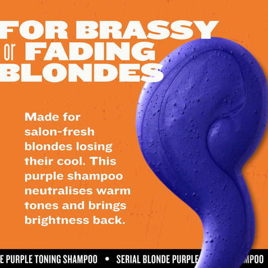 TIGI BED HEAD Serial Blonde Purple Toning Shampoo 400ml