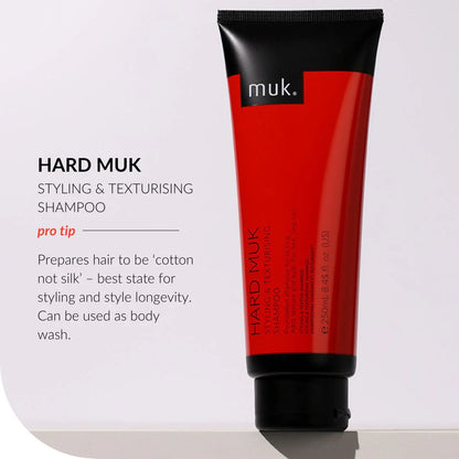 Muk Haircare Hard Muk Styling & Texturizing Shampoo 250ml