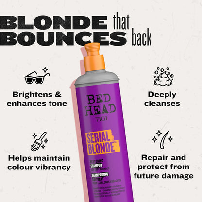 TIGI BED HEAD Serial Blonde Restoring Shampoo 400ml