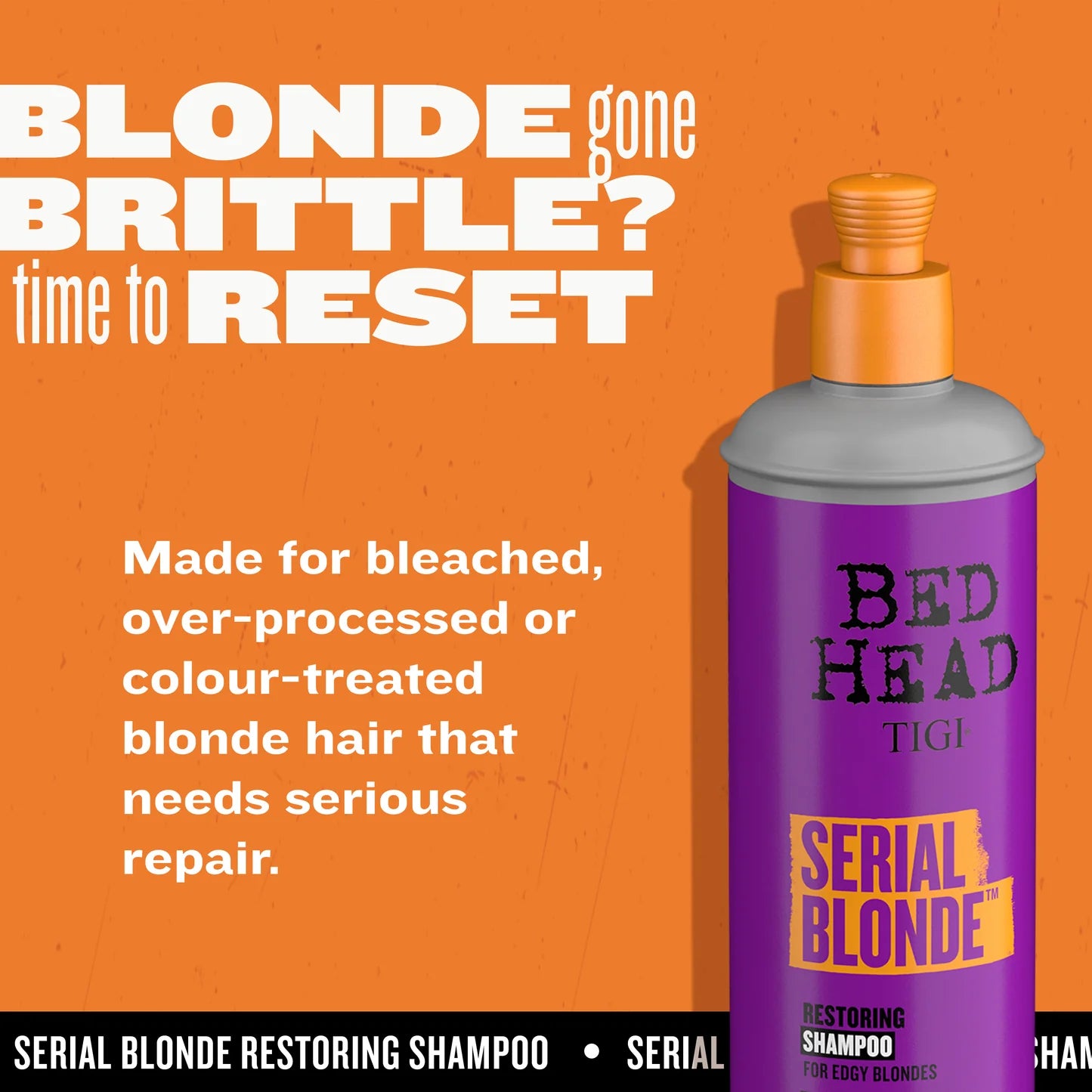 TIGI BED HEAD Serial Blonde Restoring Shampoo 400ml