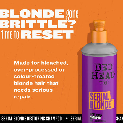 TIGI BED HEAD Serial Blonde Restoring Shampoo 400ml