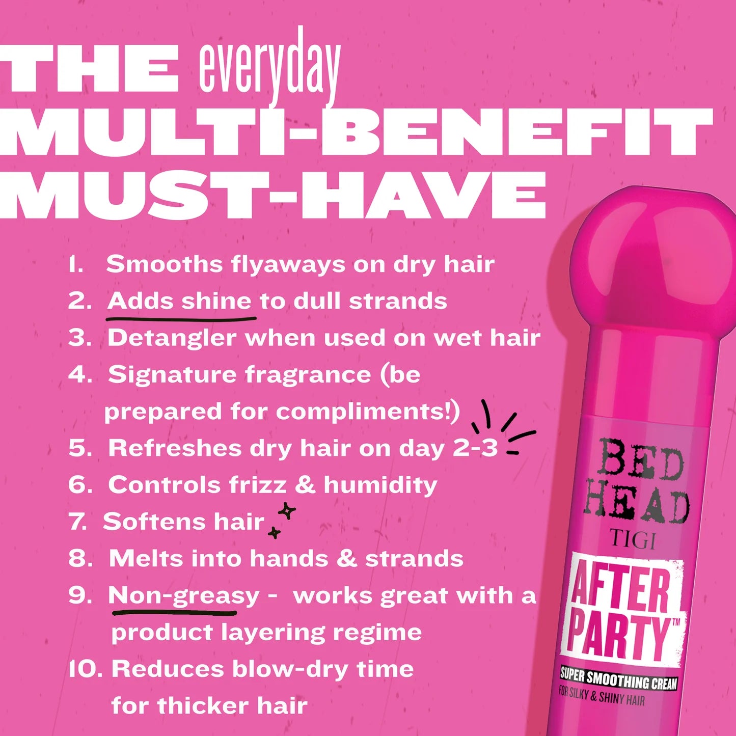 TIGI BED HEAD After Party Smoothing Cream