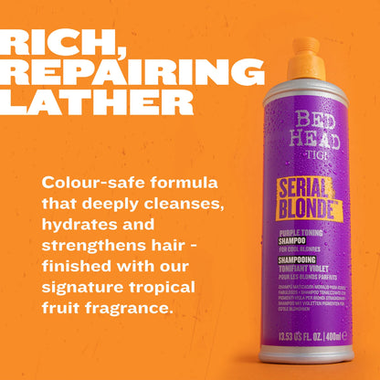 TIGI BED HEAD Serial Blonde Restoring Shampoo 400ml