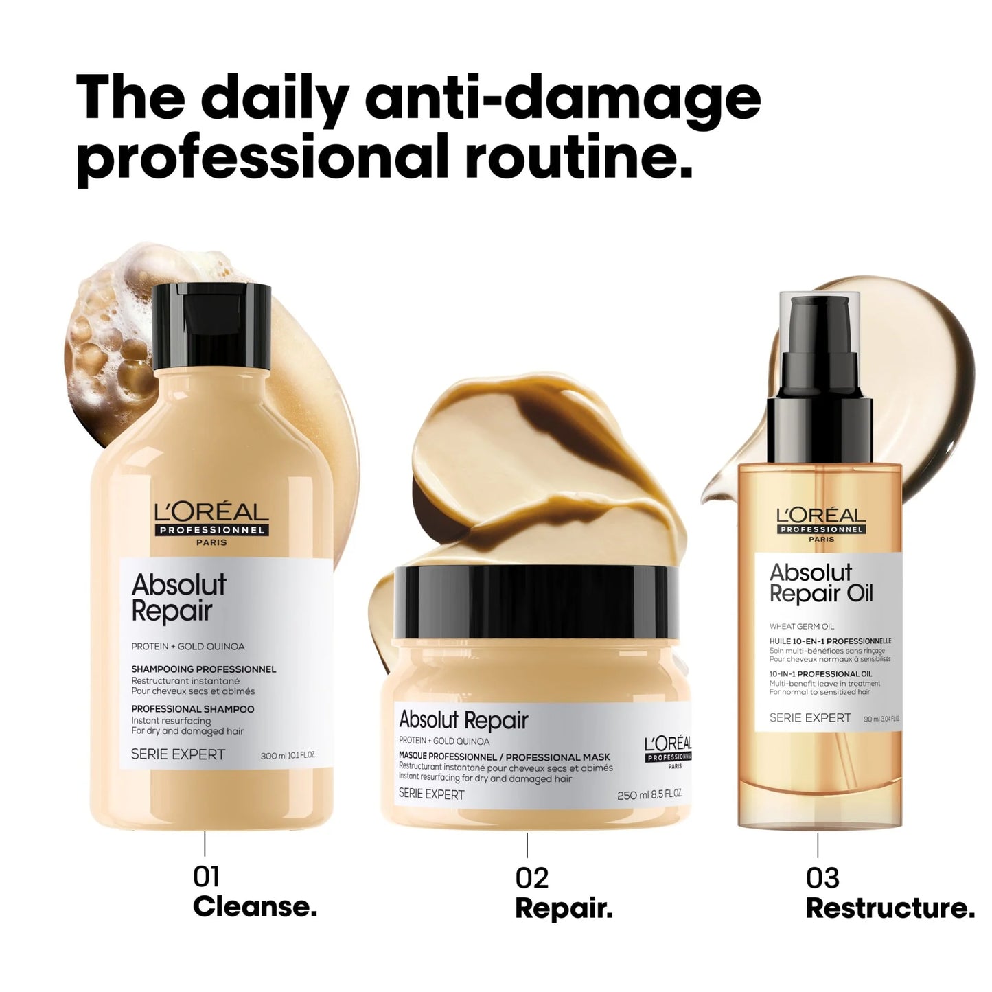 Absolut Repair anti-damage hair care routine by L'Oréal Professionnel
