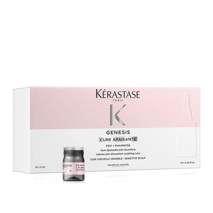 Kérastase Genesis Cure Sensitive Scalp Soothing Care Amoules 10x6ml
