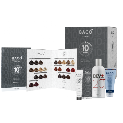 Kaaral Bacò Color Fast 10-Minute Permanent Hair Colour 100ml + 20vol Developer