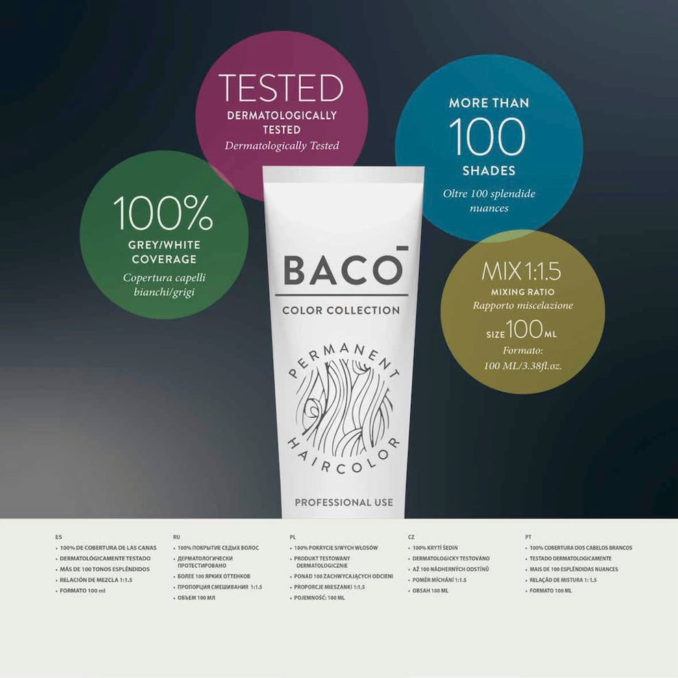 KAARAL BACO Permanent Hair Colour 100ml + 20vol Developer – HairCare Cyprus
