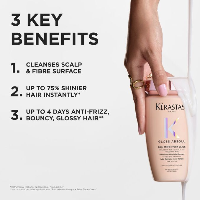 KERASTASE Hydra-Glazing Creamy shampoo for thick, frizzy hair 250ML