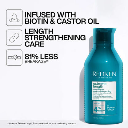 REDKEN EXTREME LENGTH CONDITIONER WITH BIOTIN 300ML