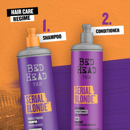 TIGI BED HEAD Serial Blonde Purple Toning Shampoo 400ml