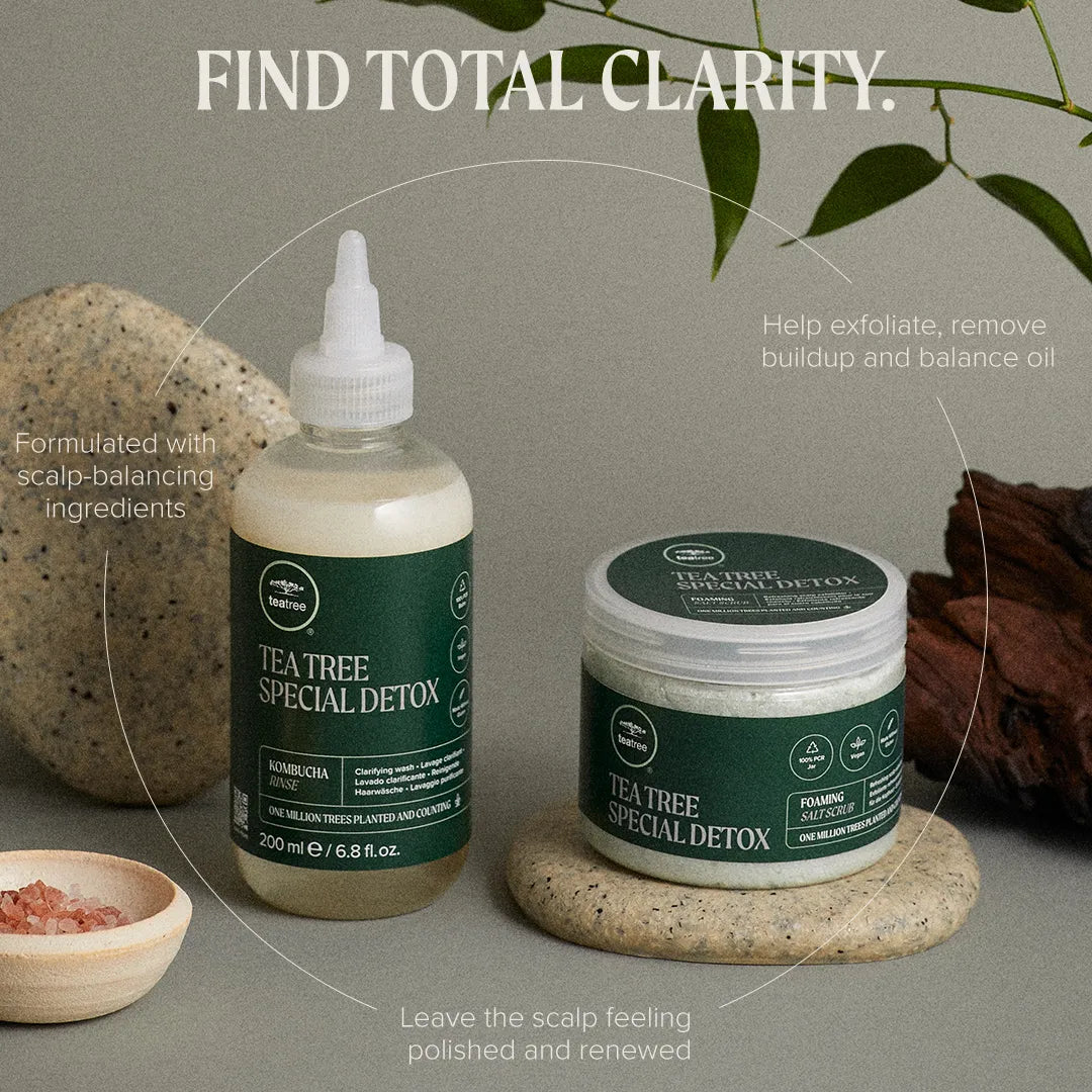 Tea Tree Special Detox Foaming Salt Scrub 190ml