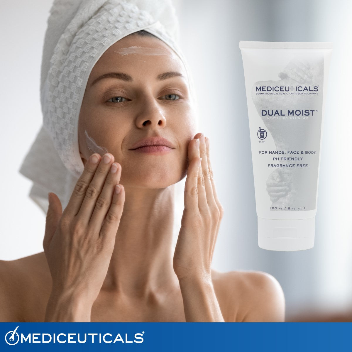 Mediceuticals Dual Moist Healing, Moisturizing Cream 180ml