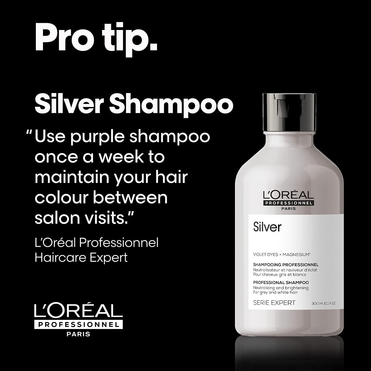 Loreal Serie Expert Silver Shampoo 300ml