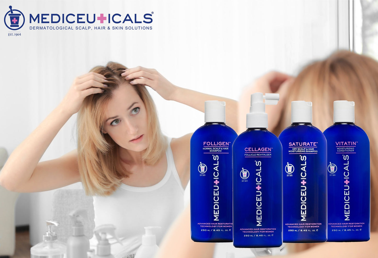 MEDICEUTICALS FOLLIGEN™  Hair Loss & Thinning Shampoo for Women