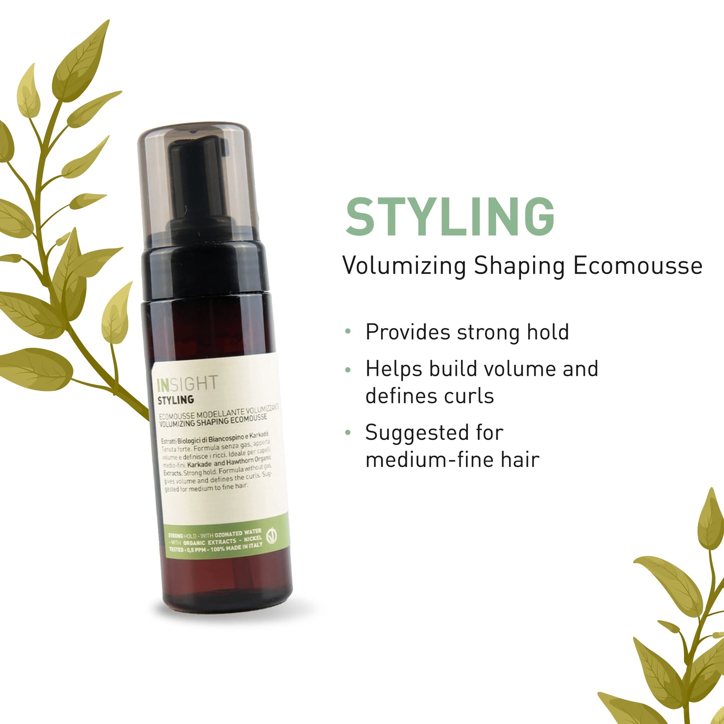 INSIGHT Volumizing & Shaping Ecomousse 150ml