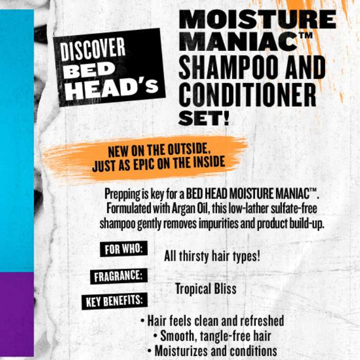    BED HEAD MOISTURE MANIAC 