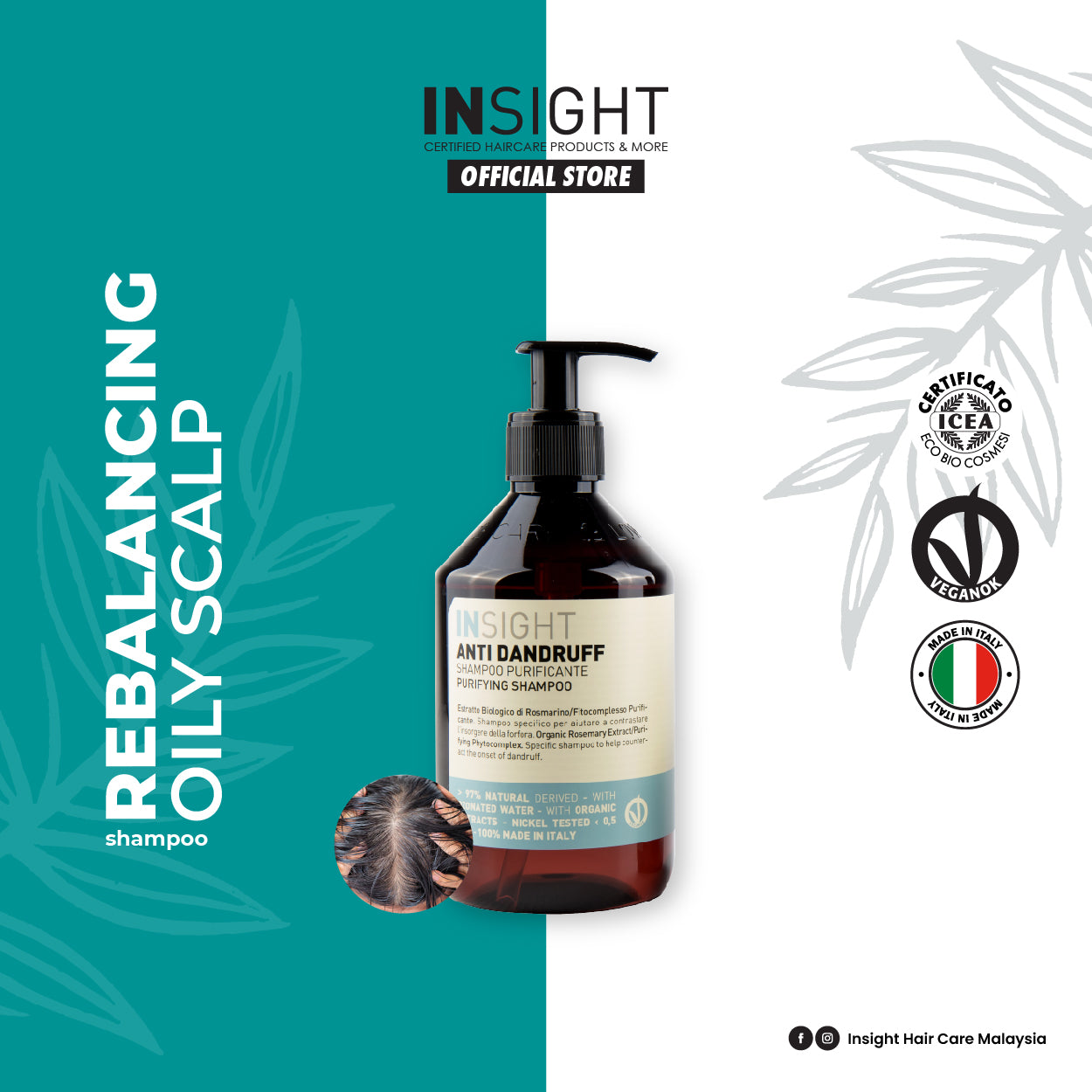 INSIGHT Rebalancing Shampoo 400ml