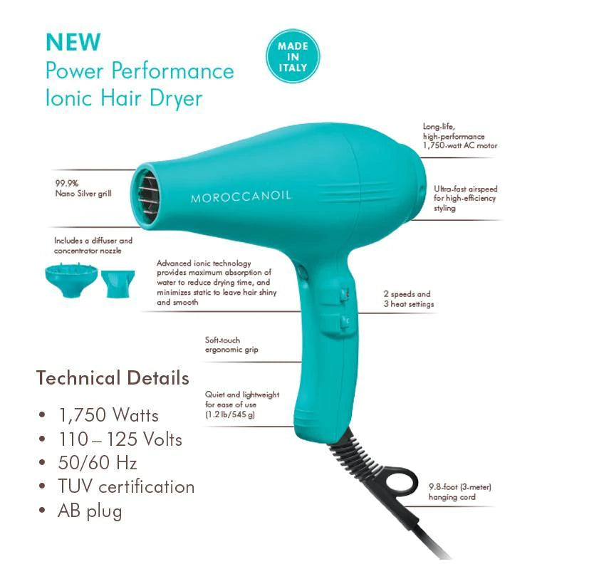 Moroccanoil Power Performance Ionic Hair Dryer
