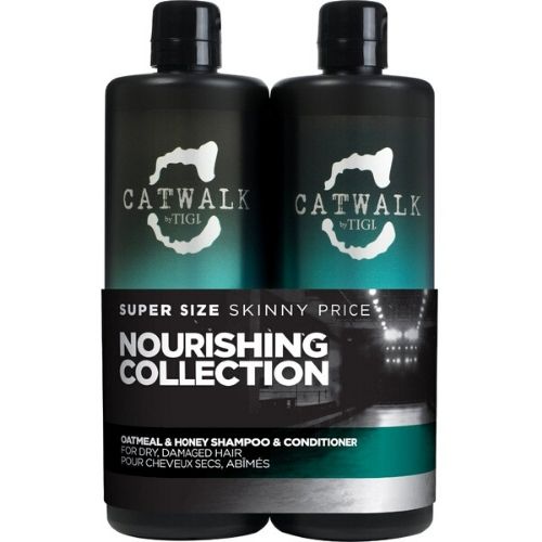 TIGI CATWALK HONEY & OATMEAL SHAMPOO & CONDITIONER TWEEN SET 750ML