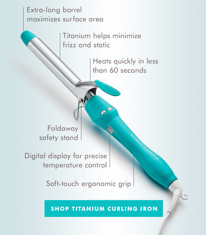 Moroccanoil Everlasting Curl Titanium Curling Iron